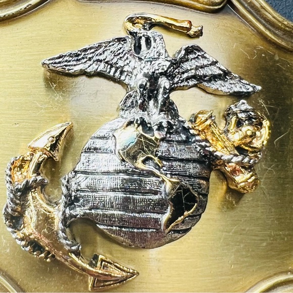 Vintage United States Marine Corps Collector Belt Buckle by Raintree - Picture 5 of 15